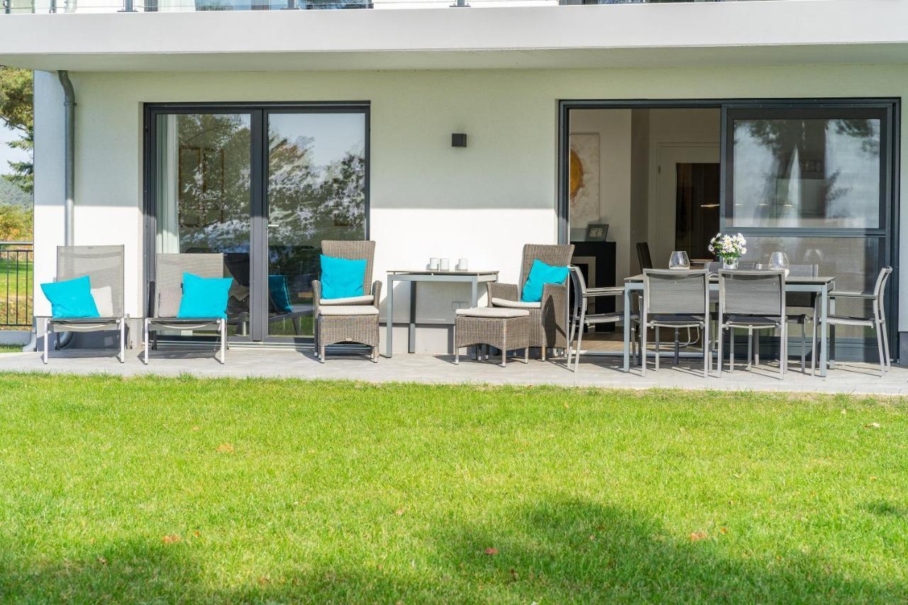 Terrassenwohnung "Kliffgarten" - Oase Am Haff Garz  エクステリア 写真